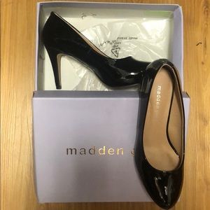 Madden Girl Black Patent Leather 7.5 M